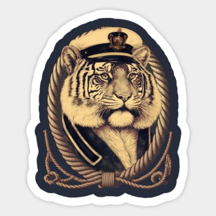 Sailor Tiger Sticker